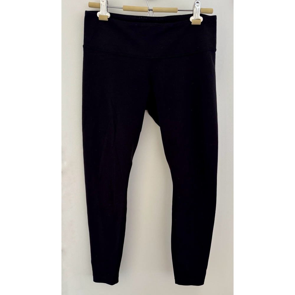 Lululemon black yoga pants leggings 8 full length 28” inseam